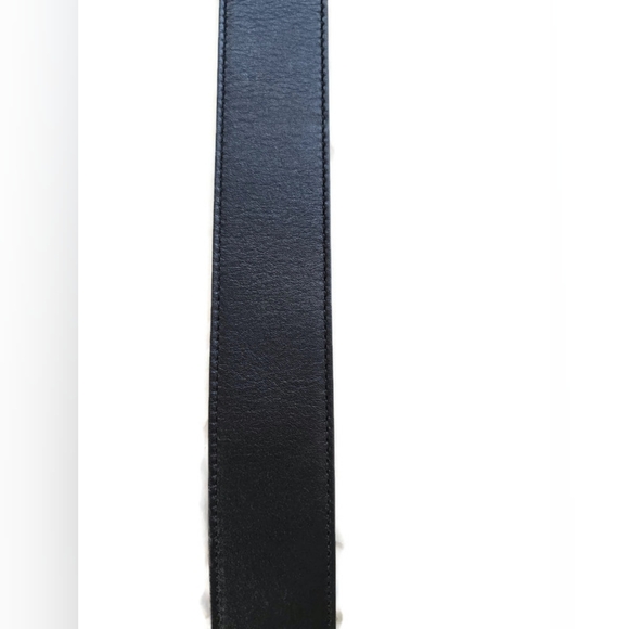 Gucci Torchon Double G Buckle Black Leather Belt Size 80-32 - Picture 8 of 8